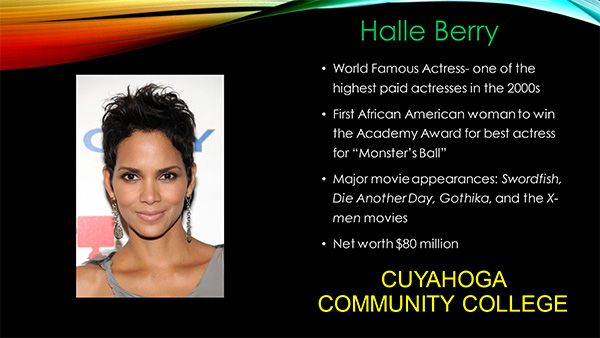Black History Month - Halle Berry